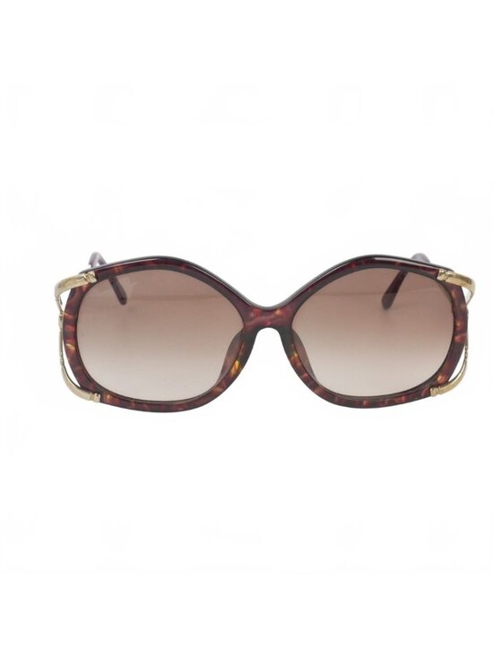 Dior Vintage Sunglasses Gold Tortoiseshell Pattern